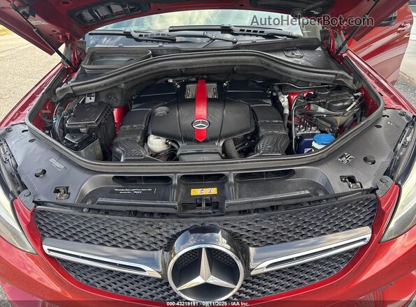 4JGED6EB2GA026395 2016 MERCEDES-BENZ GLE COUPE Red 