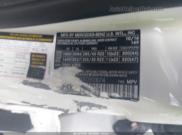 4JGED6EB6HA060874 2017 MERCEDES-BENZ AMG GLE 43 COUPE White Engine compartment view