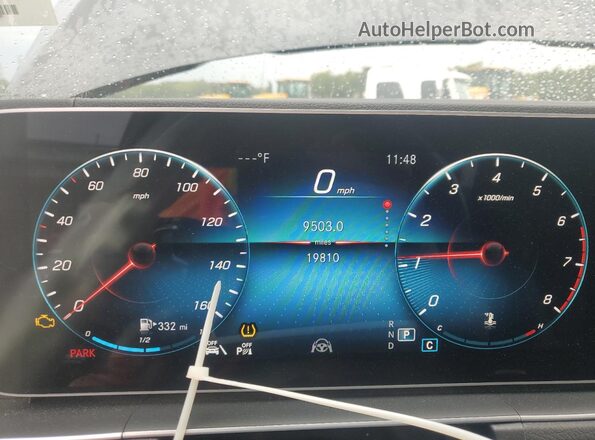4JGFB4JB2MA401718 2021 MERCEDES-BENZ GLE Black Widok zestawu wskaźników