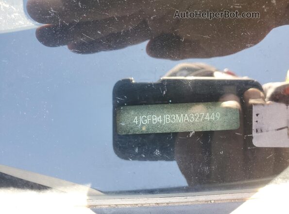 4JGFB4JB3MA327449 2021 MERCEDES-BENZ GLE Silver Widok naklejki z numerem VIN