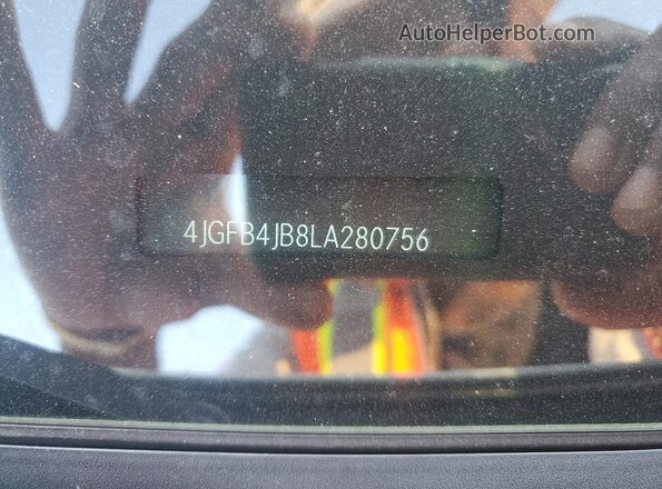 4JGFB4JB8LA280756 2020 MERCEDES-BENZ GLE White VIN sticker view