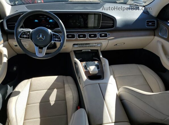 4JGFB4JB8LA295659 2020 MERCEDES-BENZ GLE Blue Вид панелі приладів