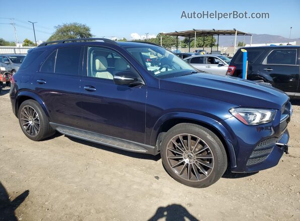 4JGFB4JB8LA295659 2020 MERCEDES-BENZ GLE Blue Передня права чверть