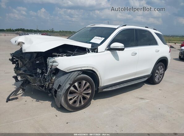 4JGFB4JEXMA568466 2021 MERCEDES-BENZ GLE 350 Белый Передняя левая четверть