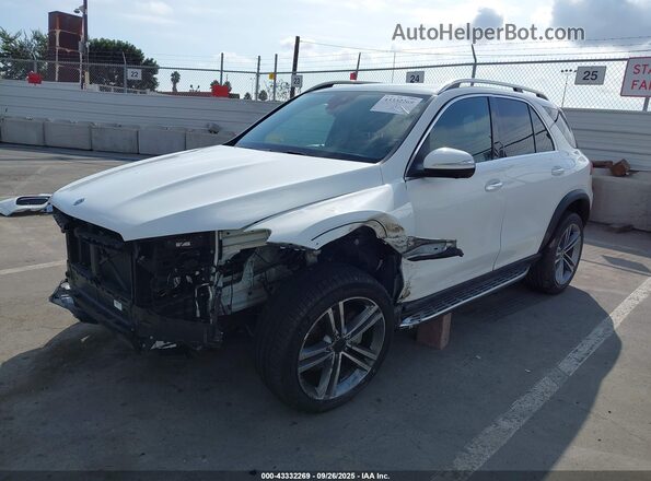 4JGFB4KB1LA082373 2020 MERCEDES-BENZ GLE 350 White Առջևի ձախ երեք քառորդ տեսարան