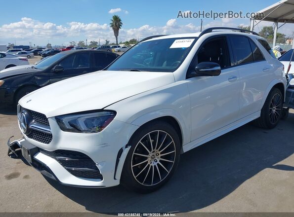4JGFB4KB7NA675576 2022 MERCEDES-BENZ GLE 350 Белый Передняя левая четверть