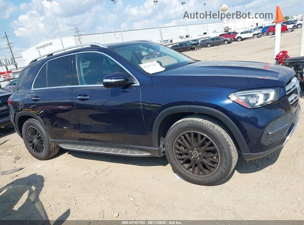 4JGFB4KB9LA013107 2020 MERCEDES-BENZ GLE 350 Синий Вид задней части салона