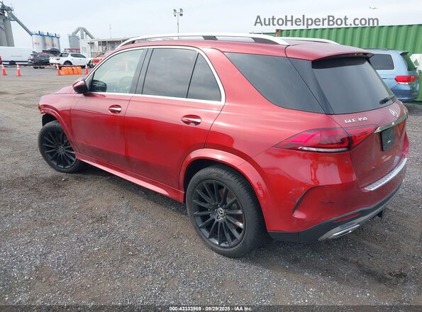 4JGFB4KB9LA046270 2020 MERCEDES-BENZ GLE 350 Maroon Rear left