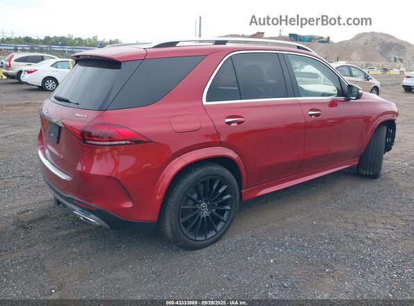 4JGFB4KB9LA046270 2020 MERCEDES-BENZ GLE 350 Maroon Rear right