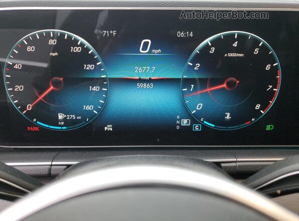 4JGFB4KB9MA315918 2021 MERCEDES-BENZ GLE Black Вид щитка приладів