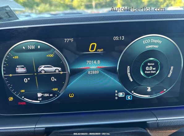 4JGFB4KB9NA648315 2022 MERCEDES-BENZ GLE Blue Հետևի նստատեղերի տեսք