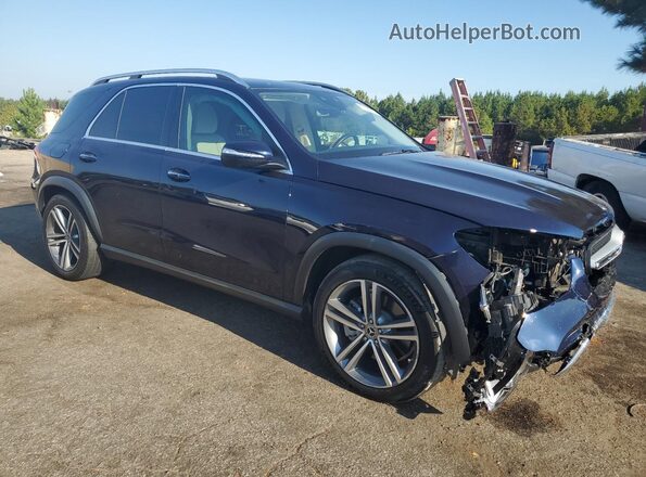 4JGFB5KB9MA448121 2021 MERCEDES-BENZ GLE Синий Передняя правая четверть