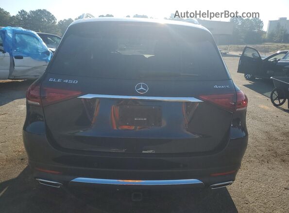 4JGFB5KB9MA448121 2021 MERCEDES-BENZ GLE Синий Вид сзади