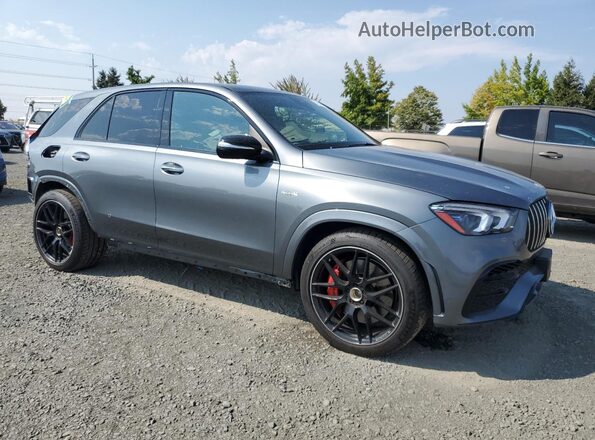 4JGFB6BBXMA449977 2021 MERCEDES-BENZ GLE Серый Передняя правая четверть