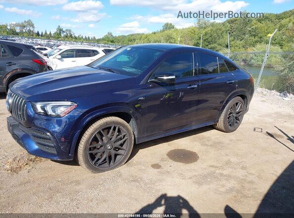 4JGFD6BB4NA685083 2022 MERCEDES-BENZ AMG GLE 53 COUPE Blue Przód lewy