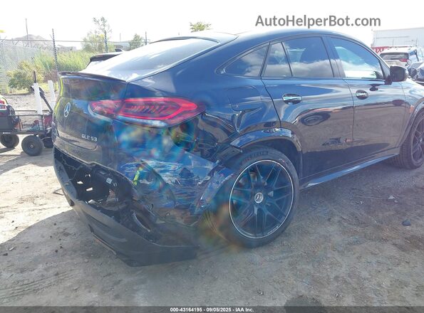 4JGFD6BB4NA685083 2022 MERCEDES-BENZ AMG GLE 53 COUPE Blue Widok z przodu