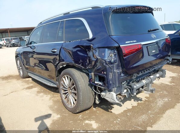 4JGFF8KE1MA274657 2021 MERCEDES-BENZ AMG GLS 63 Blue Rear left