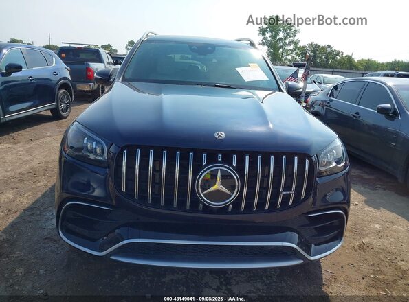 4JGFF8KE1MA274657 2021 MERCEDES-BENZ AMG GLS 63 Blue Rear interior view