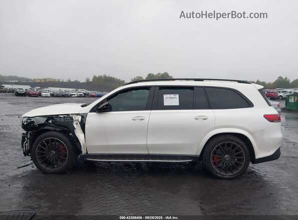 4JGFF8KE1MA360390 2021 MERCEDES-BENZ AMG GLS 63 White Rear interior view