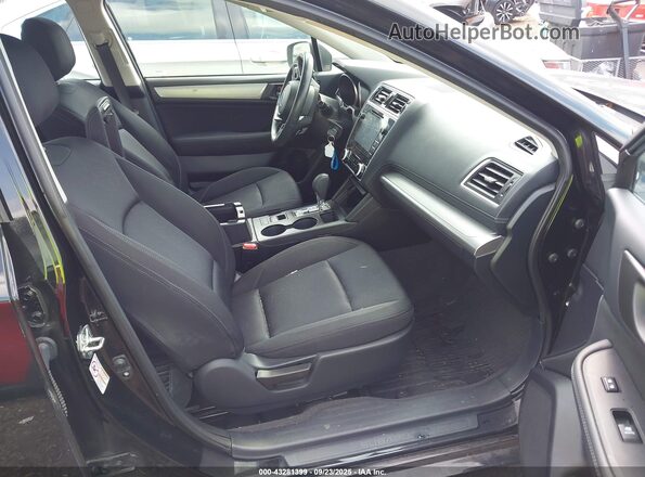 4S3BNAF63J3040357 2018 SUBARU LEGACY Black წინა სალონის ხედი