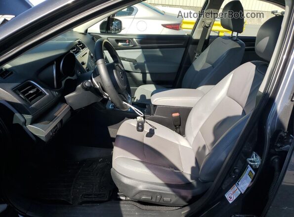4S3BNAN6XJ3018924 2018 SUBARU LEGACY Серый Вид салона спереди