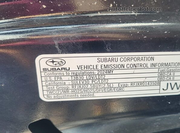 4S3BWAB63R3026697 2024 SUBARU LEGACY  
