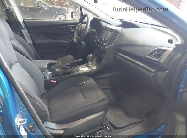 4S3GKAB61L3605051 2020 SUBARU IMPREZA Blue Vista interior delantera