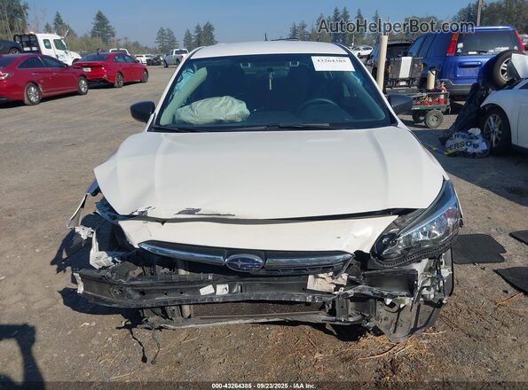 4S3GKAB62L3605804 2020 SUBARU IMPREZA Белый Вид задней части салона