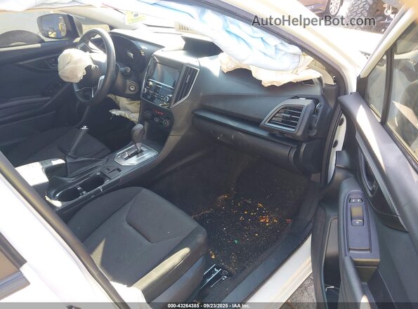 4S3GKAB62L3605804 2020 SUBARU IMPREZA Белый Вид салона спереди