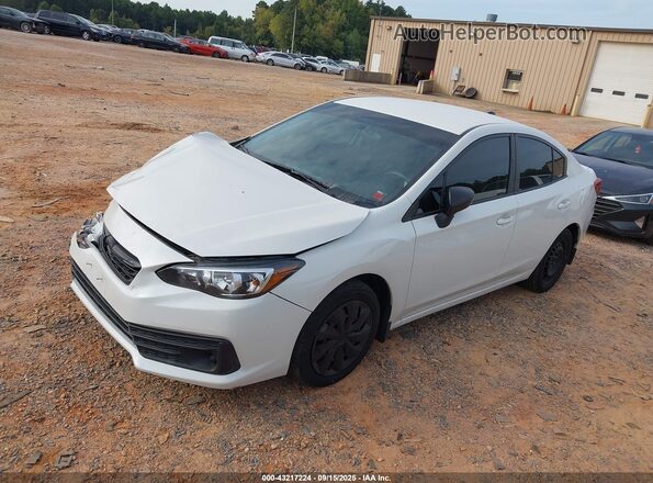 4S3GKAB62L3610873 2020 SUBARU IMPREZA White წინა მარცხენა ხედი სამი მეოთხედიდან