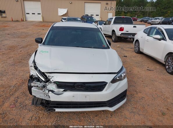 4S3GKAB62L3610873 2020 SUBARU IMPREZA White უკანა სალონის ხედი