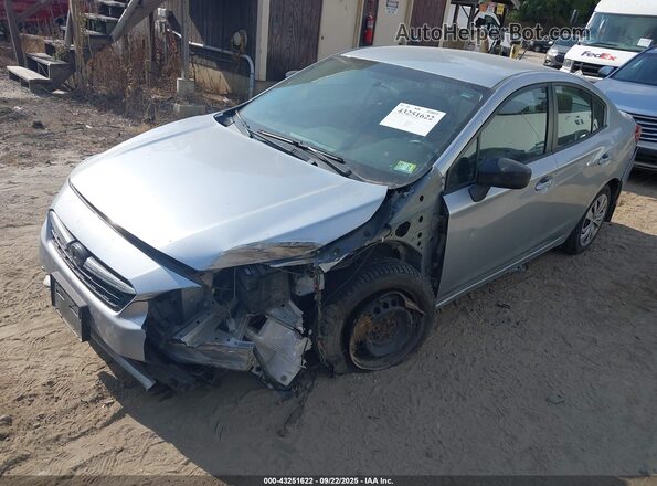 4S3GKAB63L3614074 2020 SUBARU IMPREZA Silver წინა მარცხენა ხედი სამი მეოთხედიდან