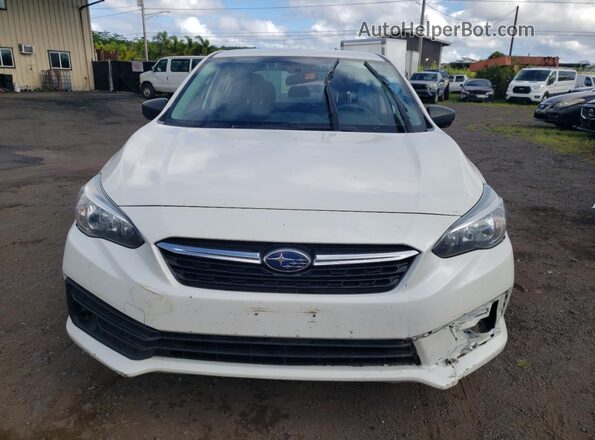 4S3GKAB64M3606731 2021 SUBARU IMPREZA White Դիմացի տեսք
