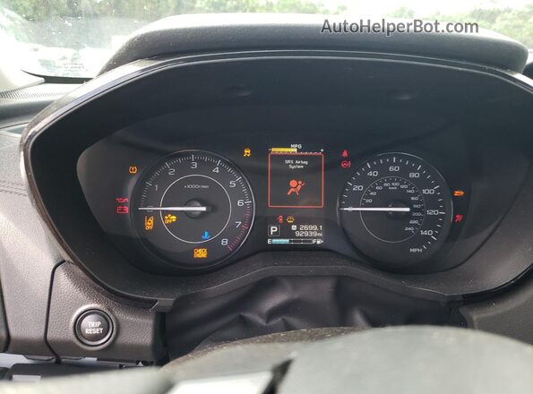 4S3GKAB64M3606731 2021 SUBARU IMPREZA White Սարքավորումների վահանակի տեսք