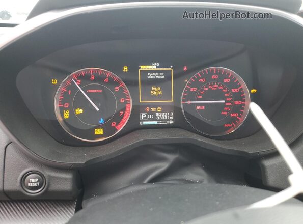4S3GKAL65P3606353 2023 SUBARU IMPREZA Blue ხელსაწყოთა პანელის ხედი