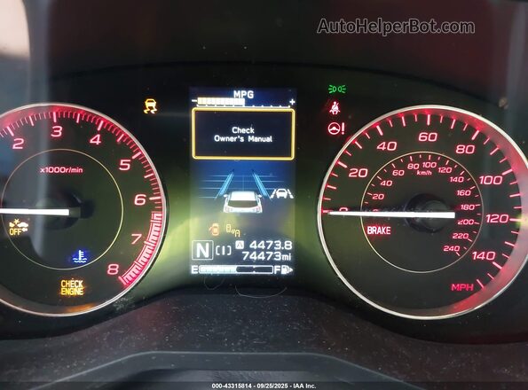 4S3GKAM62L3611518 2020 SUBARU IMPREZA Red Вид задніх сидінь