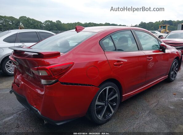 4S3GKAM62L3611518 2020 SUBARU IMPREZA Red Задня права чверть