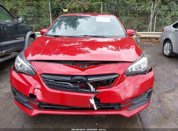4S3GKAM62L3611518 2020 SUBARU IMPREZA Red Вид щитка приладів