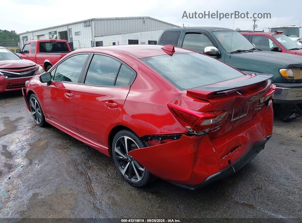 4S3GKAM62L3611518 2020 SUBARU IMPREZA Red Задня ліва чверть