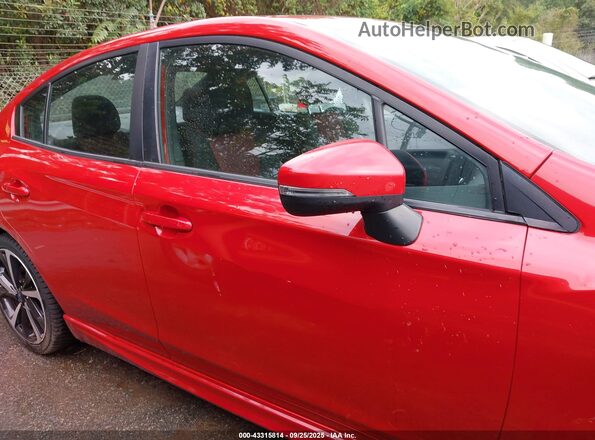 4S3GKAM62L3611518 2020 SUBARU IMPREZA Red Вид задньої частини салону