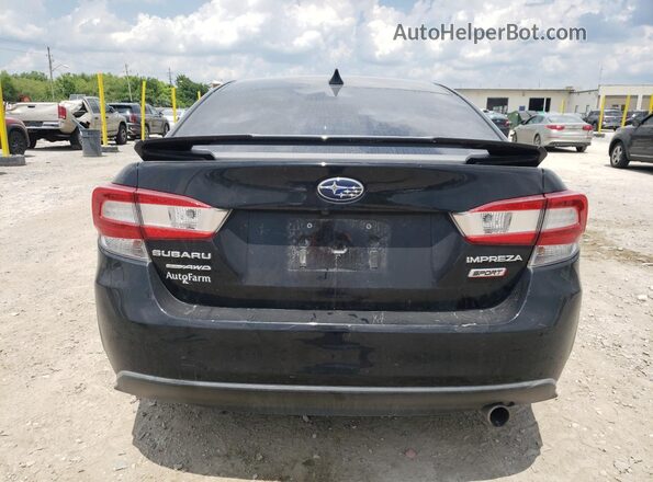 4S3GKAM67L3605617 2020 SUBARU IMPREZA Black Հետևի տեսք