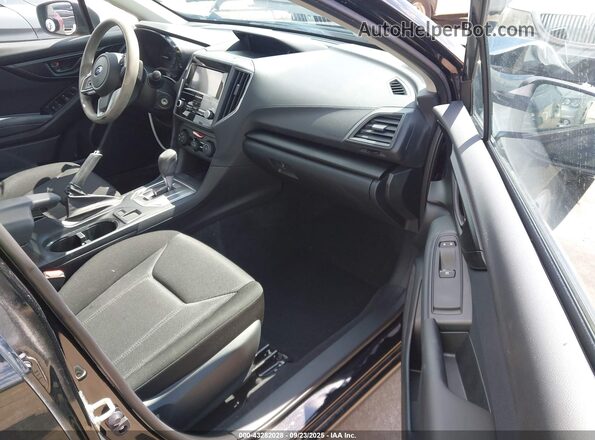 4S3GTAB64L3709451 2020 SUBARU IMPREZA Black Вид салону спереду