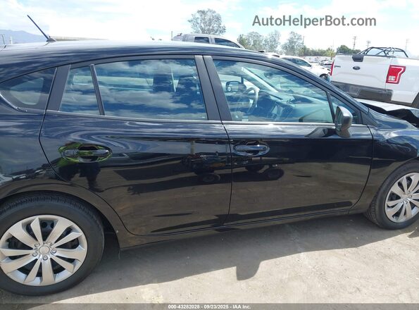 4S3GTAB64L3709451 2020 SUBARU IMPREZA Black Вид задньої частини салону