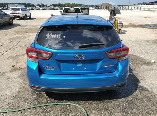 4S3GTAB67N3701315 2022 SUBARU IMPREZA Blue Вид ззаду