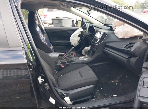 4S3GTAD62K3735512 2019 SUBARU IMPREZA Black Widok wnętrza z przodu