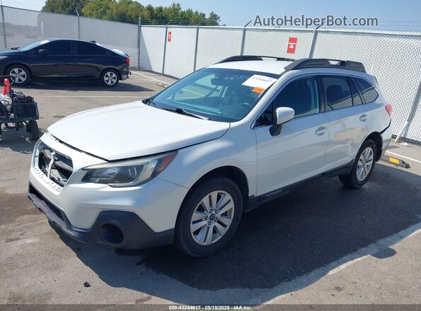 4S4BSAFCXK3335712 2019 SUBARU OUTBACK White Առջևի ձախ երեք քառորդ տեսարան