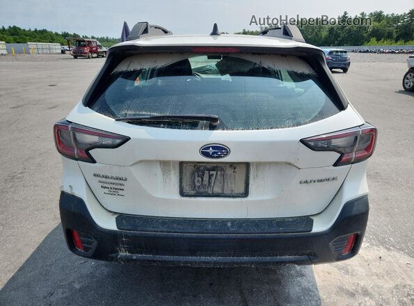 4S4BTAAC2L3223394 2020 SUBARU OUTBACK White Rear view