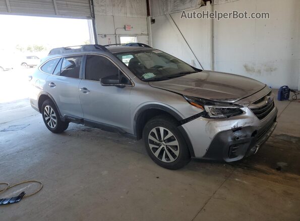 4S4BTAAC6L3132788 2020 SUBARU OUTBACK Silver Delantero derecho