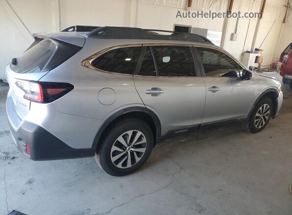 4S4BTAAC6L3132788 2020 SUBARU OUTBACK Silver Trasero derecho