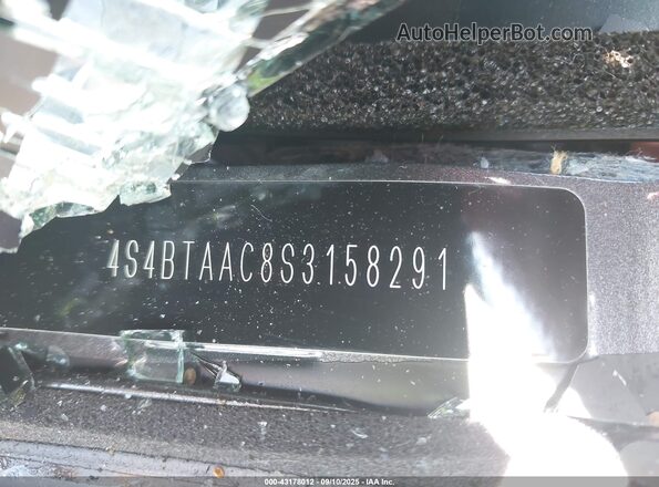 4S4BTAAC8S3158291 2025 SUBARU OUTBACK Gray ძრავის განყოფილების ხედი